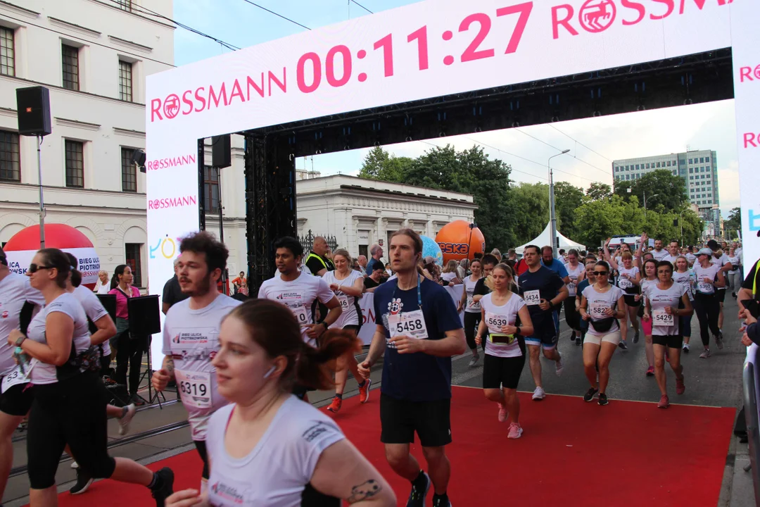 21. Bieg Ulicą Piotrkowską Rossmann Run w Łodzi