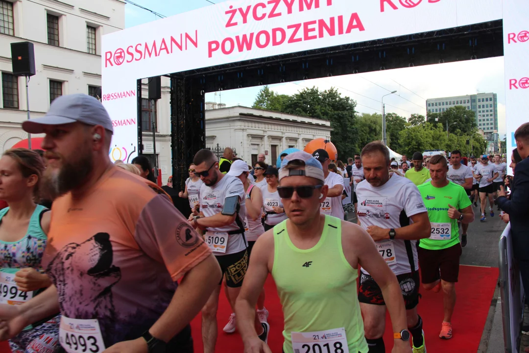 21. Bieg Ulicą Piotrkowską Rossmann Run w Łodzi