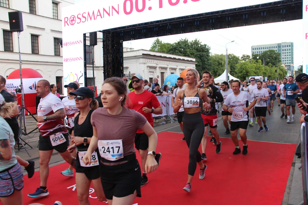 21. Bieg Ulicą Piotrkowską Rossmann Run w Łodzi