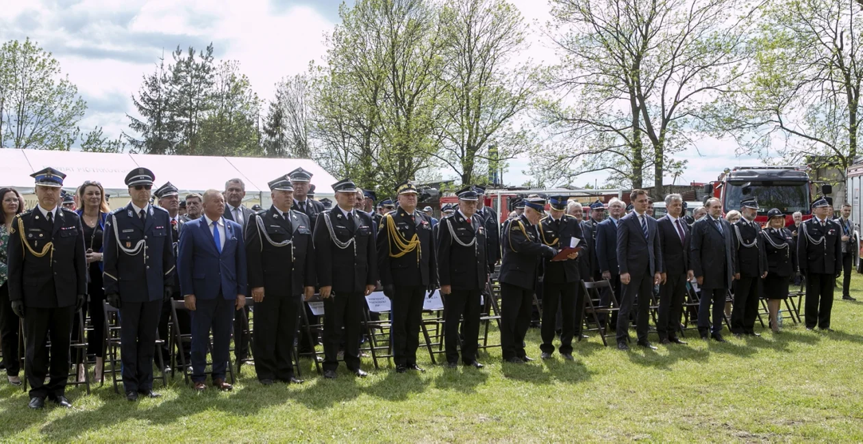 Powiatowy Dzień Strażaka w Łękach Szlacheckich