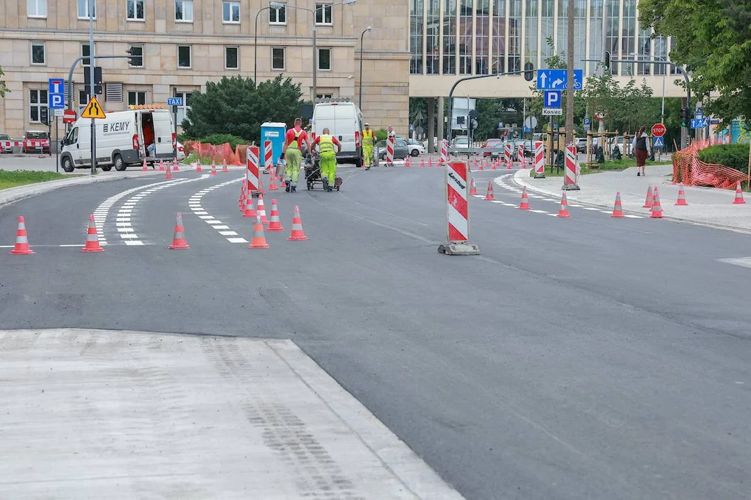 Remont ulicy Sterlinga w Łodzi w czerwcu 2025 r.