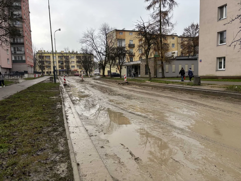 Remont ulicy Boya-Żeleńskiego w Łodzi