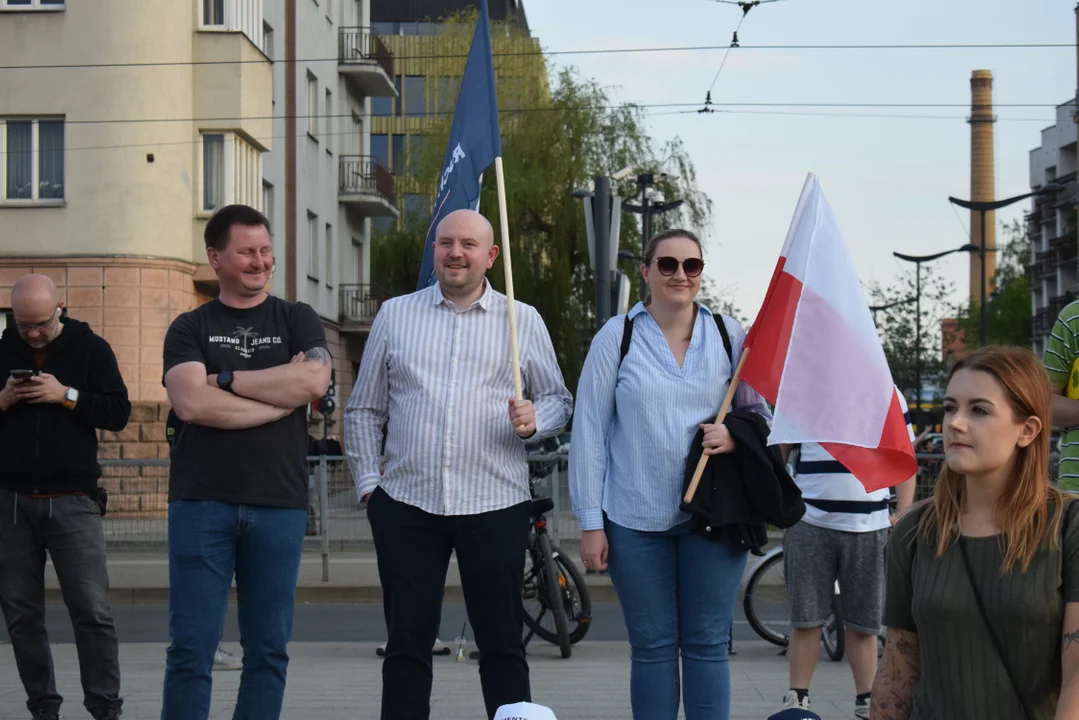 Sławomir Mentzen w Łodzi