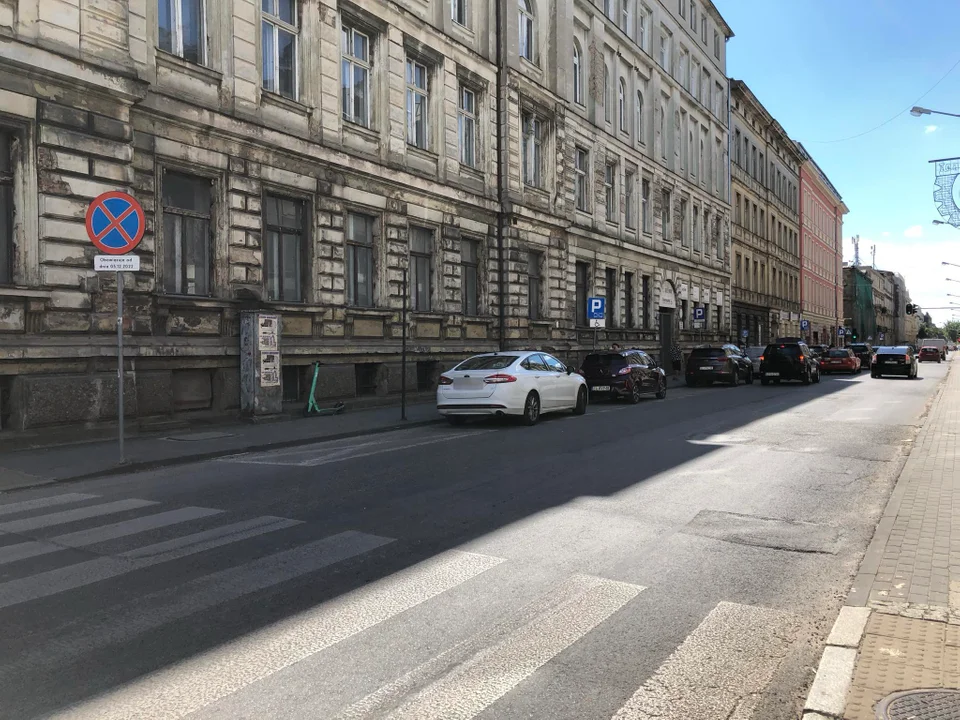 Blokada autobusu MPK Łódź przy Zachodniej w Łodzi