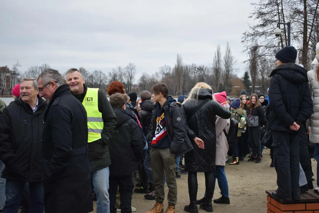 Akcja ratunkowa na Stawie Miejskim w Zgierzu