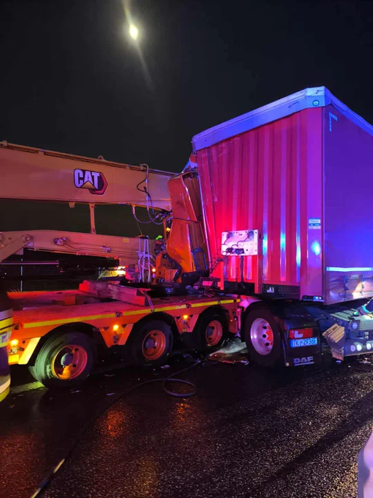Śmiertelny wypadek na A2 w powiecie zgierskim