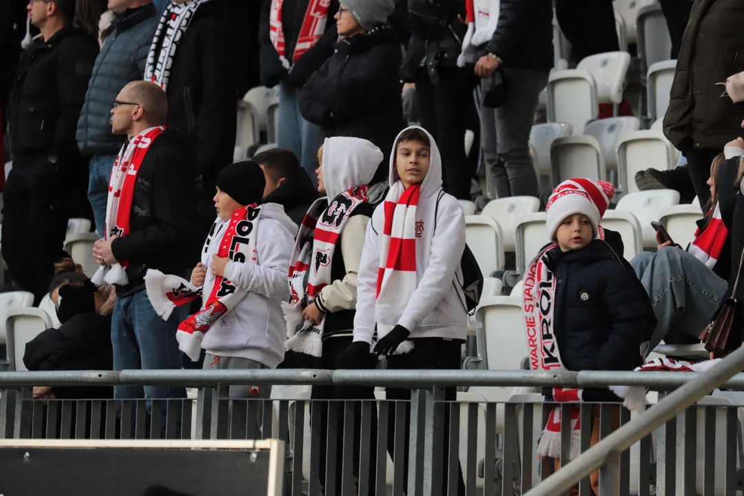 Kibice na meczu ŁKS Łódź i Ruch Chorzów