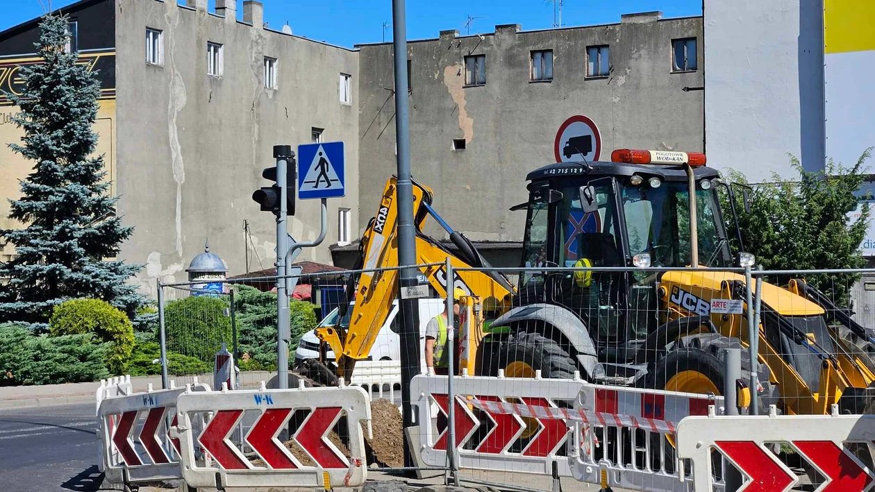 Awaria wodociągowa w Zgierzu