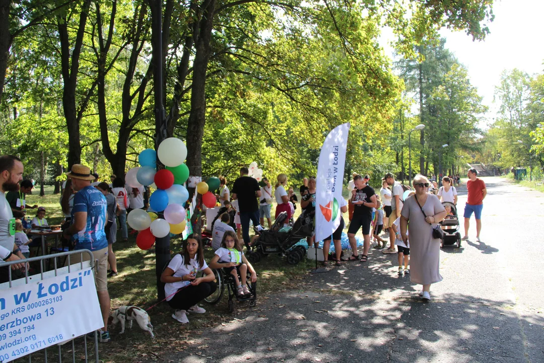 Bieg "Szczęśliwa 13" w parku Baden-Powella w Łodzi