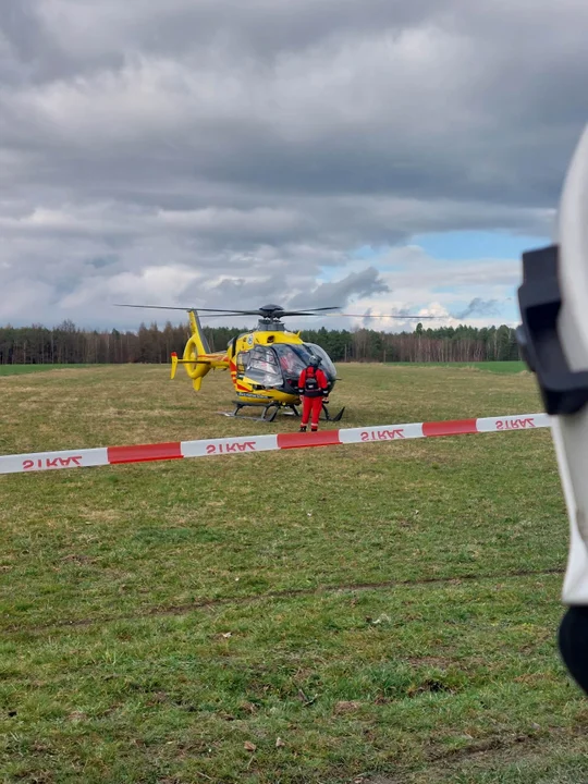 Tragedia w gminie Zelów. Nie żyje mężczyzna, który jechał quadem