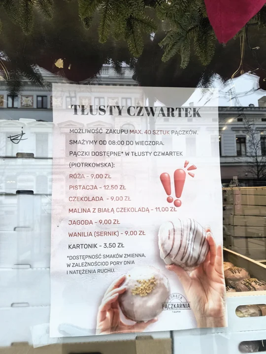 Tłusty czwartek w Łodzi