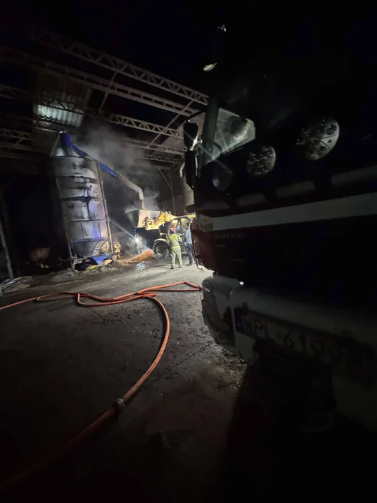 Pożar w miejscowości Izabelin