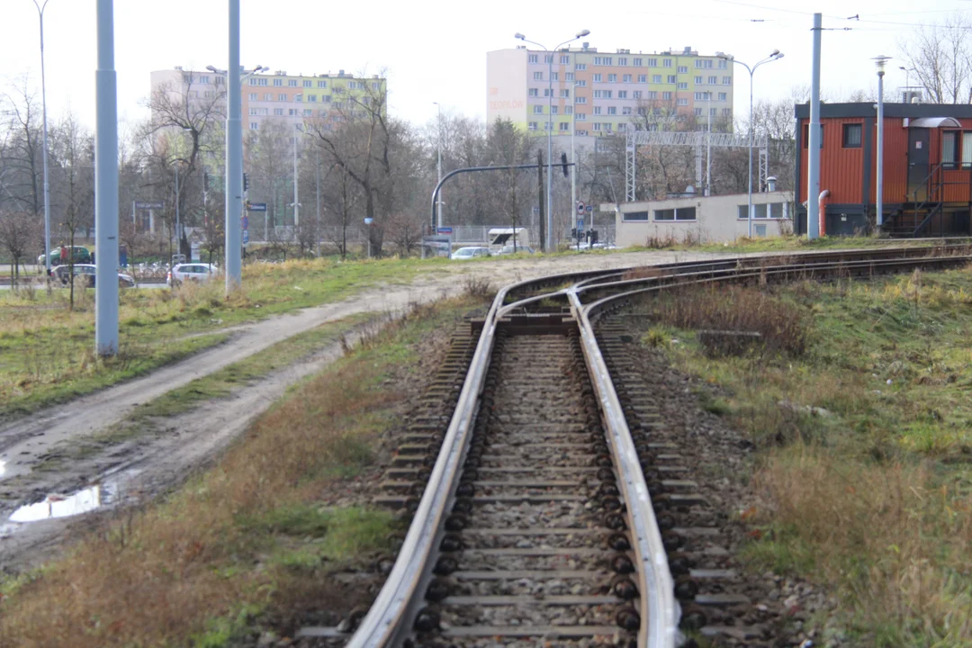 Krańcówka tramwajowa Łódź Żabieniec