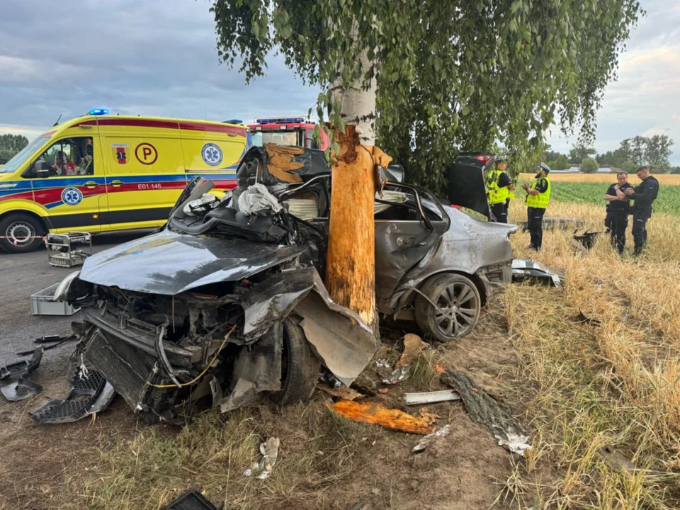 Śmiertelny wypadek pod Sieradzem