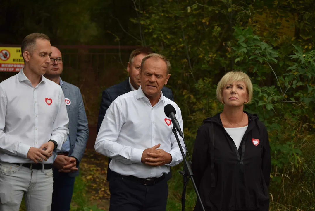 Tusk kontra PiS w Zgierzu