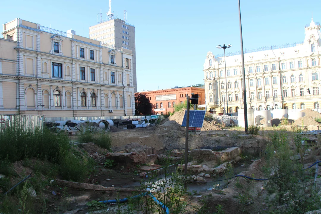 Budowa tunelu kolejowego pod Łodzią - 28.09.2023 r.