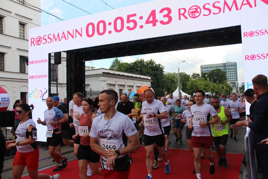 21. Bieg Ulicą Piotrkowską Rossmann Run w Łodzi