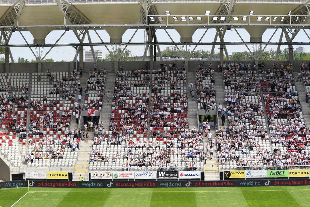 Piłkarskie starcie ŁKS Łódź z Resovią - Stadion Króla 21.05.2023