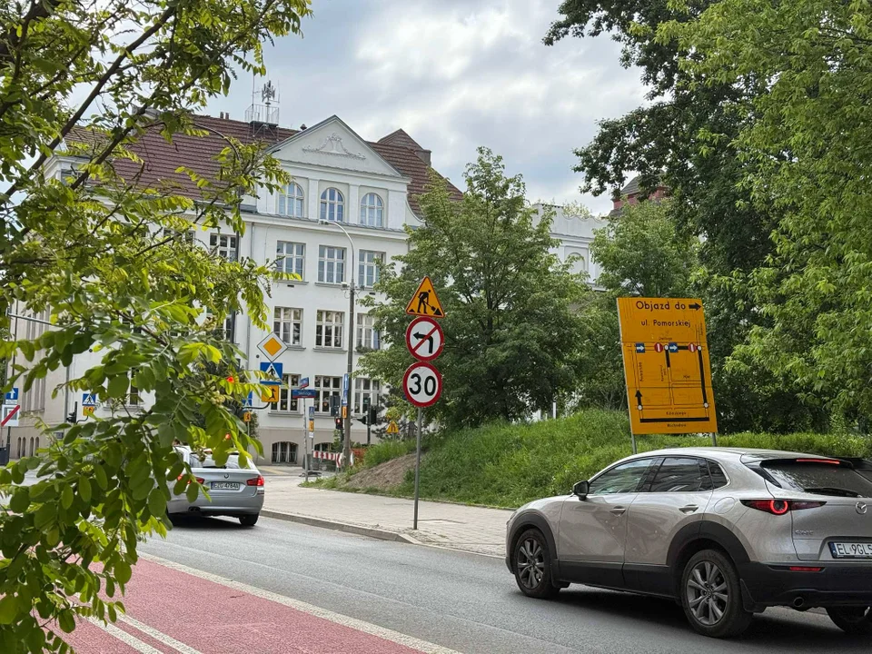 Remont ul. Sterlinga w Łodzi, 9 maja 2025 r.