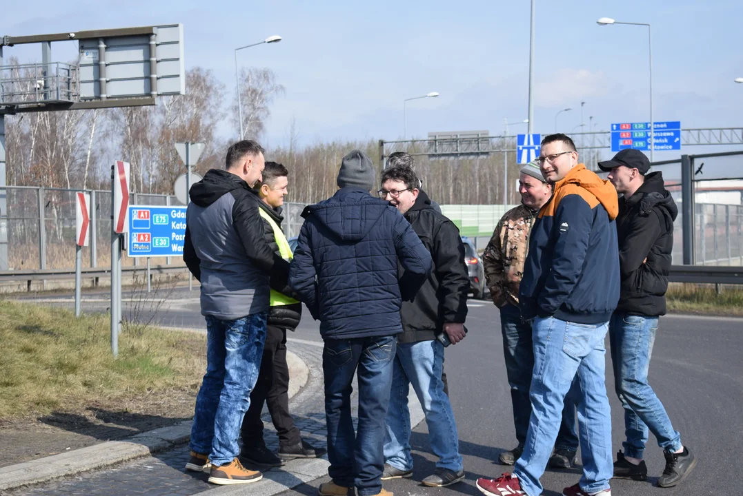 Protest rolników w Łódzkiem