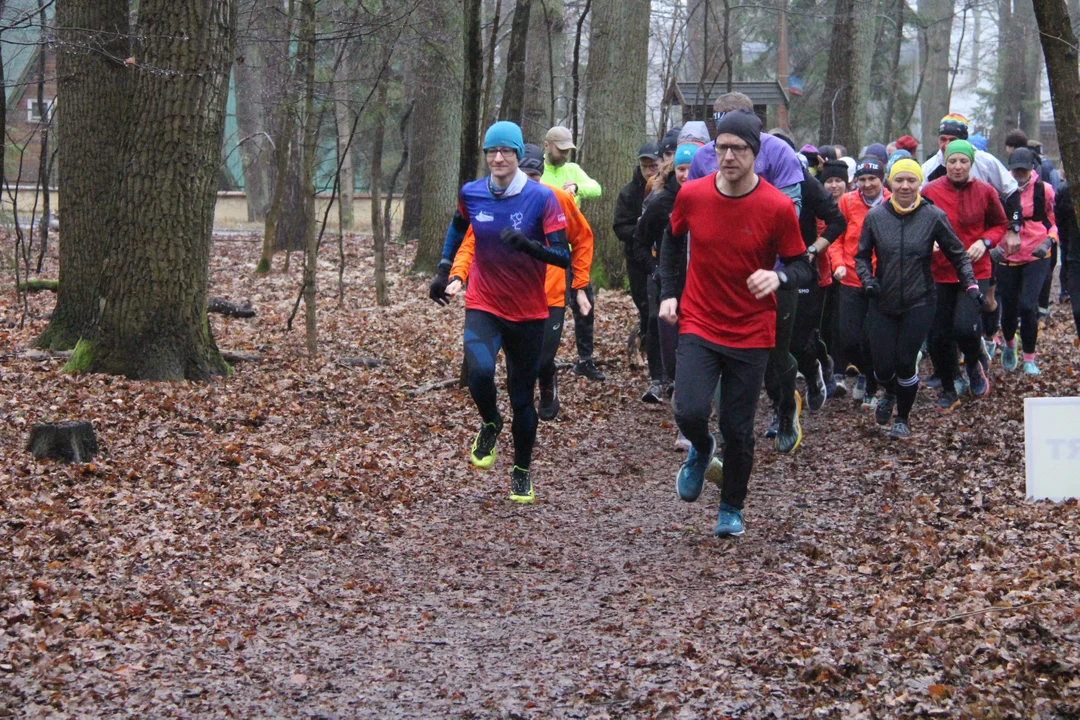 Walentynkowy parkrun w Lesie Łagiewnickim