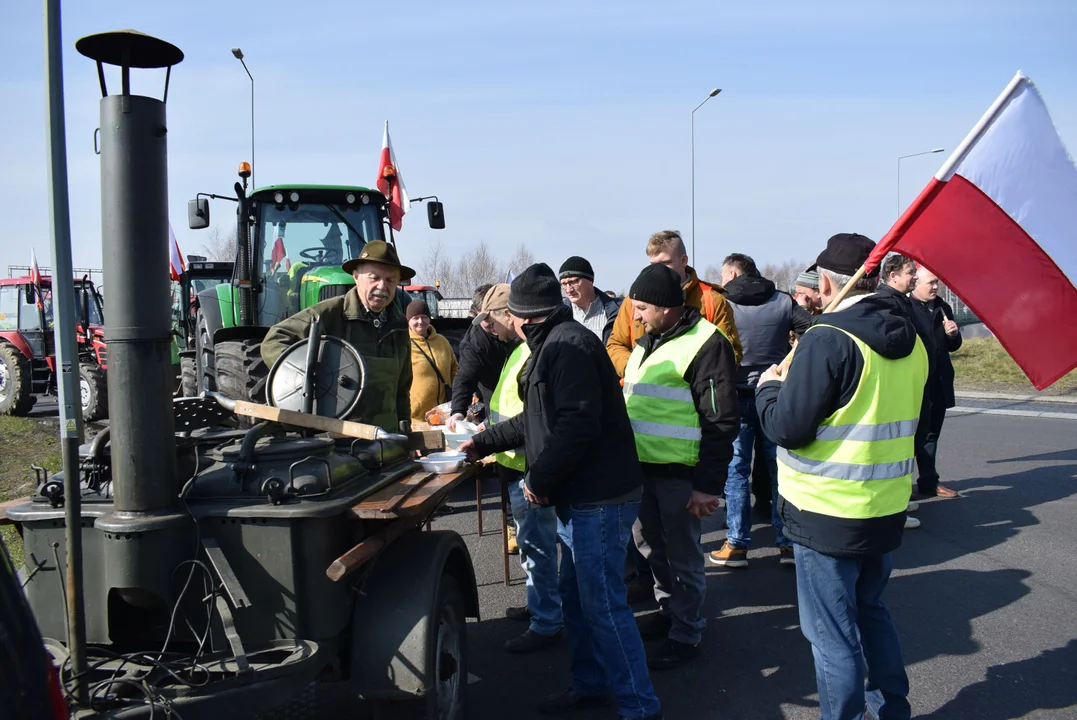 Protest rolników w Łódzkiem