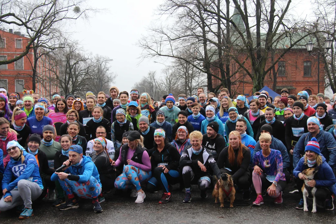 Pączek Run 2024 w parku Poniatowskiego w Łodzi