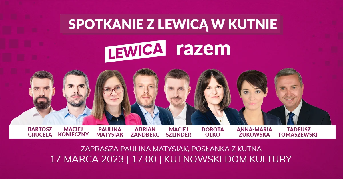 Spotkanie z Lewicą w Kutnie