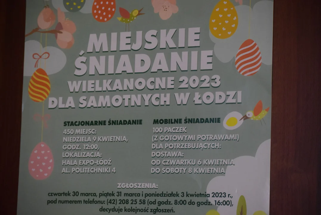 Przygotowania do Miejskiego Wielkanocnego Śniadania dla Samotnych w Łodzi