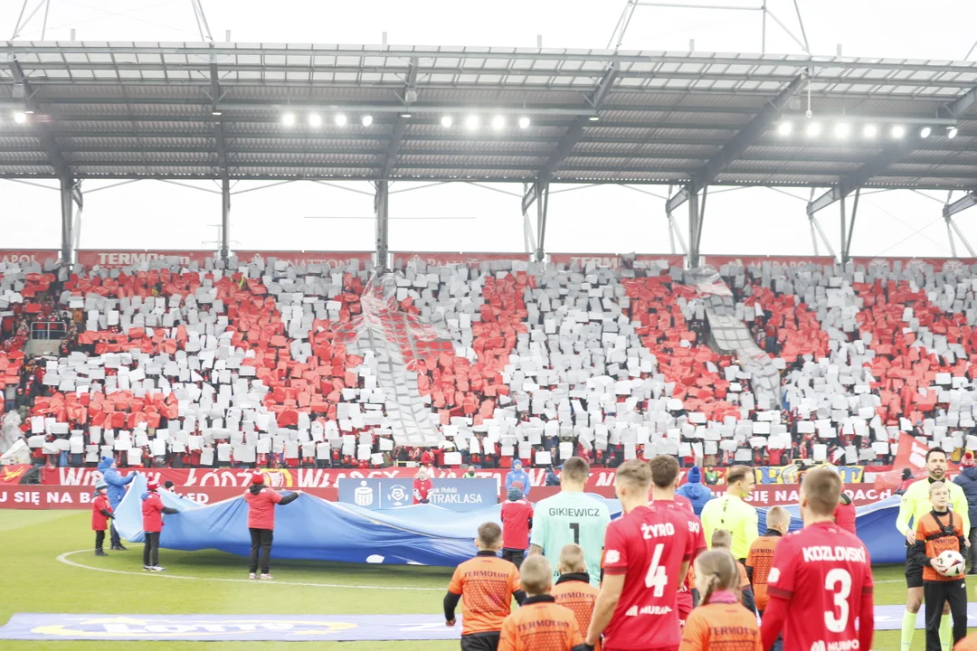 Mecz Widzew – Cracovia, Łódź 9 lutego 2025 r.