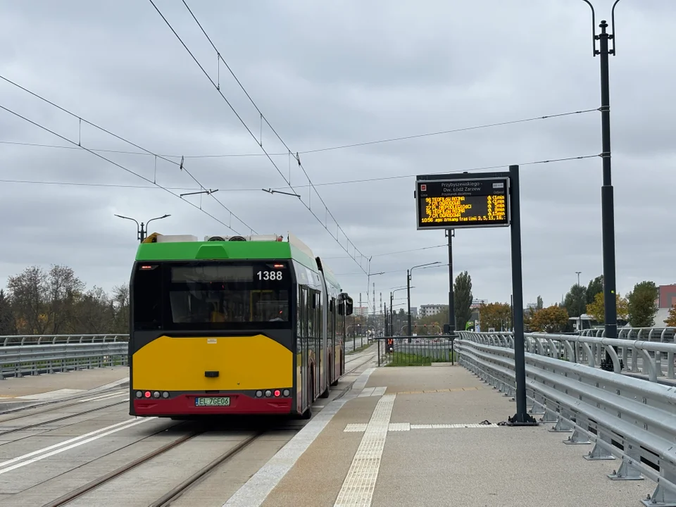 Na wiadukty przy Przybyszewskiego powróciły tramwaje i autobusy MPK Łódź