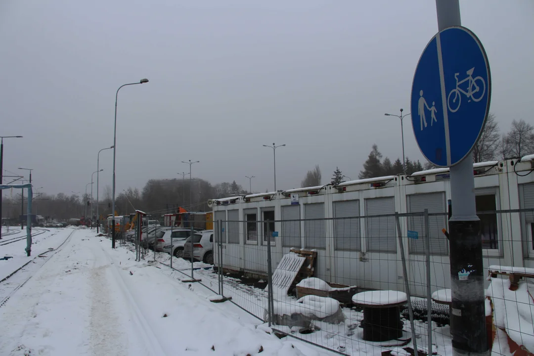 Przebudowa Wojska Polskiego w Łodzi - stan prac na 8.12.2023 r.