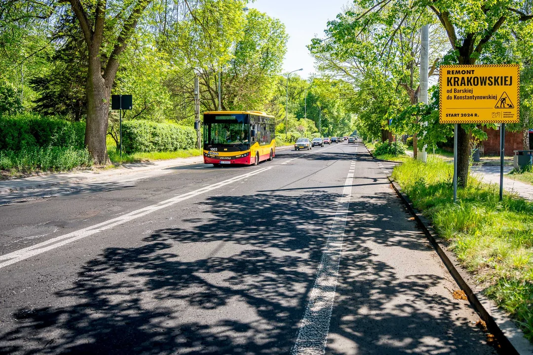 Startuje remont kolejnego fragmentu ul. Krakowskiej w Łodzi