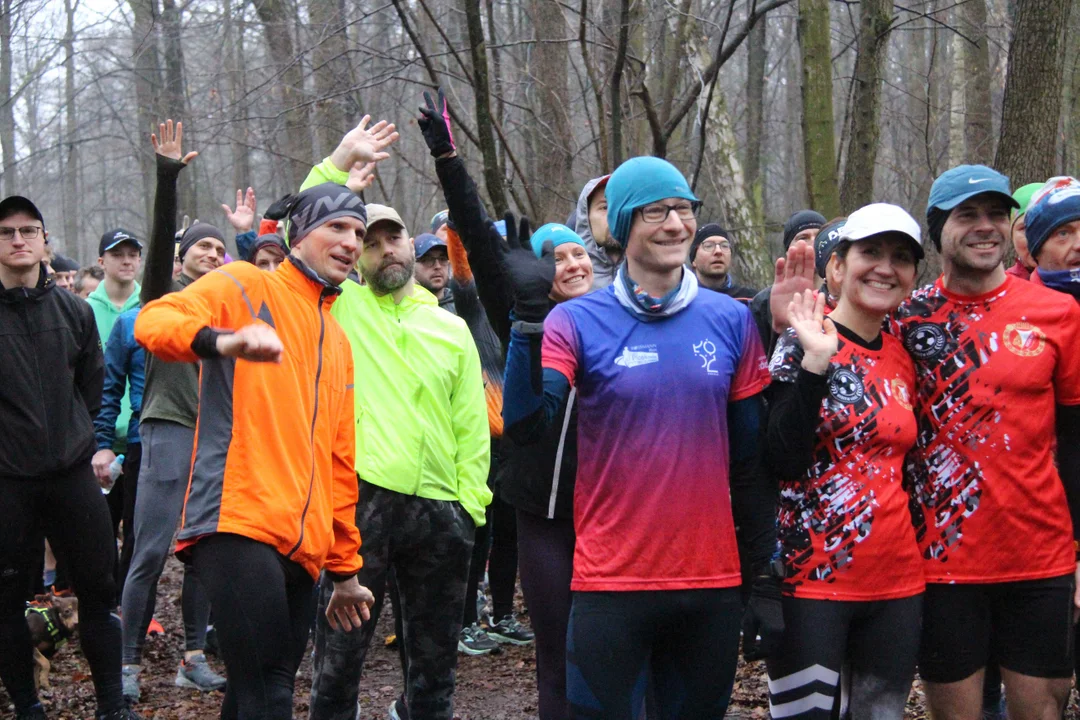 Walentynkowy parkrun w Lesie Łagiewnickim