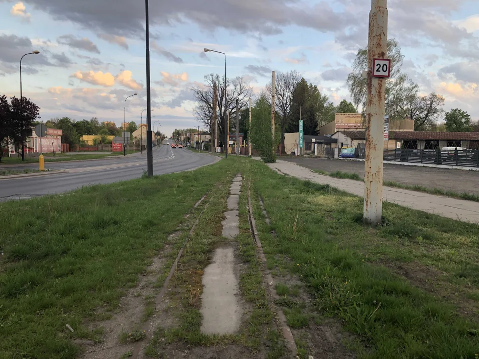 Śladem starej linii tramwajowej do Ozorkowa