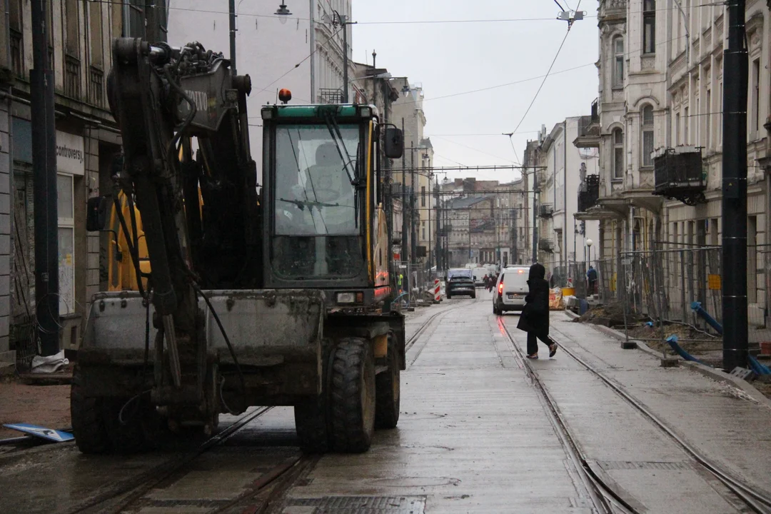 Powrót tramwajów MPK Łódź na skrzyżowanie Zachodnia/Legionów w Łodzi