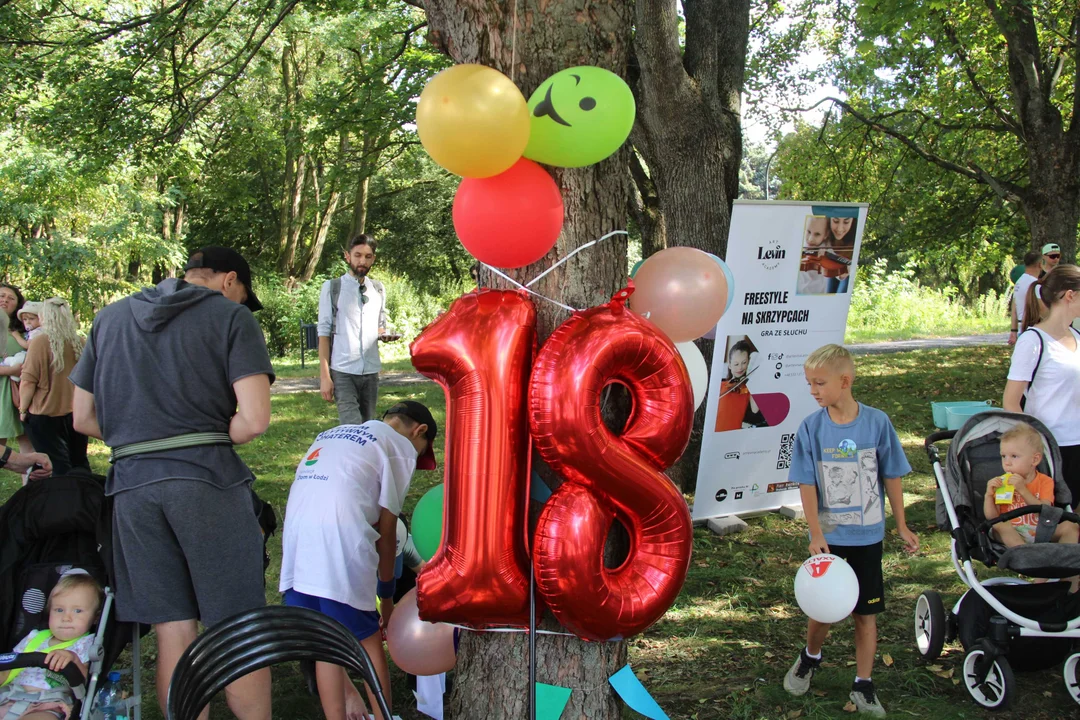 Bieg "Szczęśliwa 13" w parku Baden-Powella w Łodzi