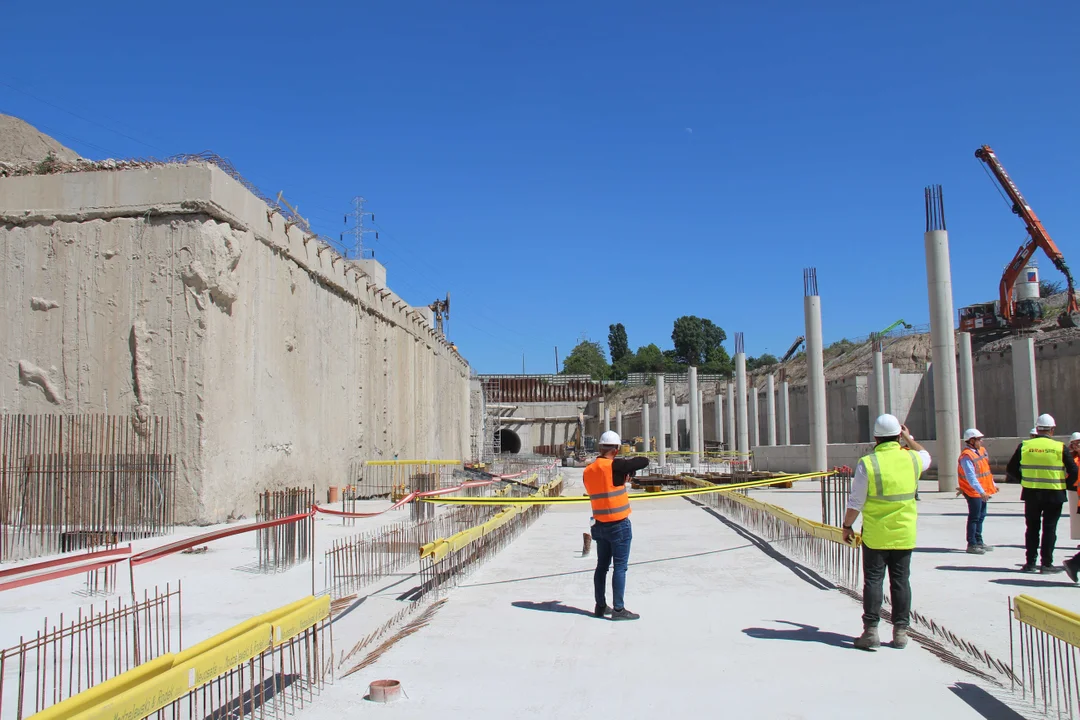 Trwa budowa tunelu kolejowego pod Łodzią - odcinek do przystanku Łódź Koziny