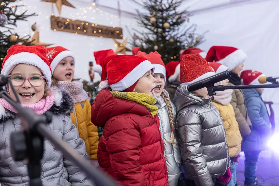 Jarmark Świąteczny w Zelowie. Zobacz, jak bawili się mieszkańcy [FOTO] - Zdjęcie główne