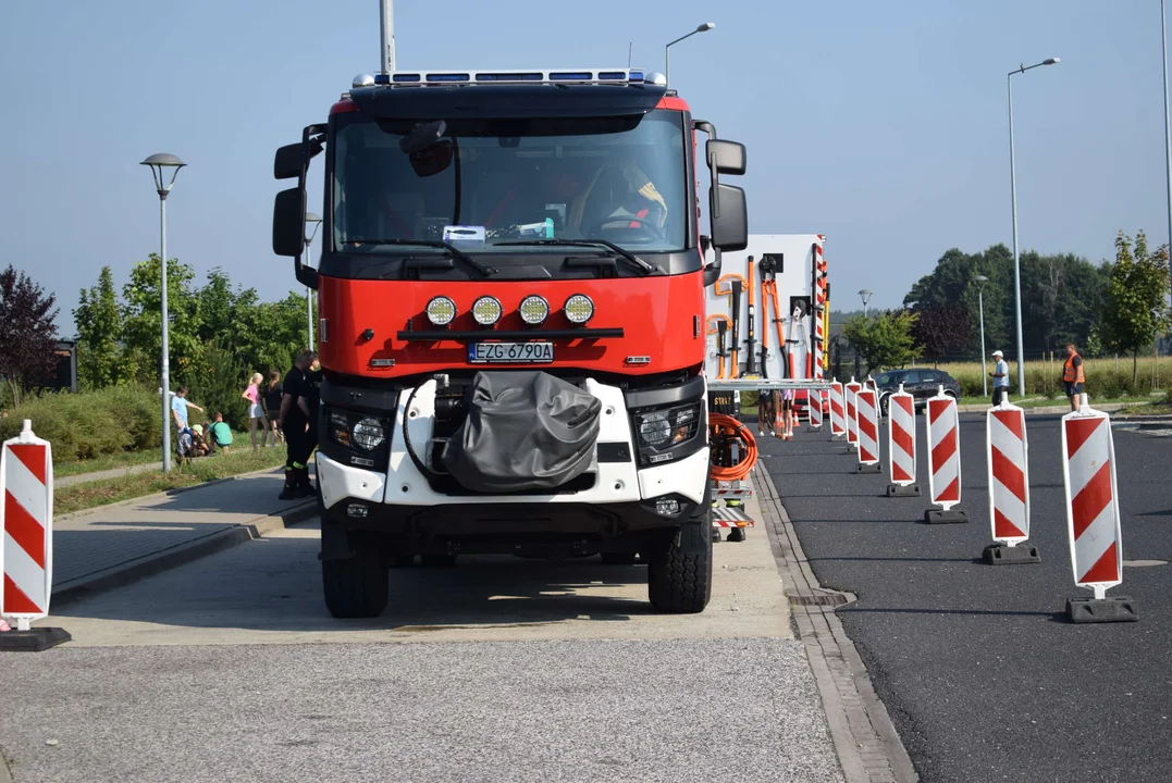 Kontrola pojazdów i atrakcje dla dzieci przy autostradzie A1