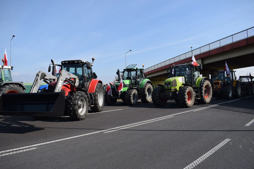 Protest rolników w Łódzkiem