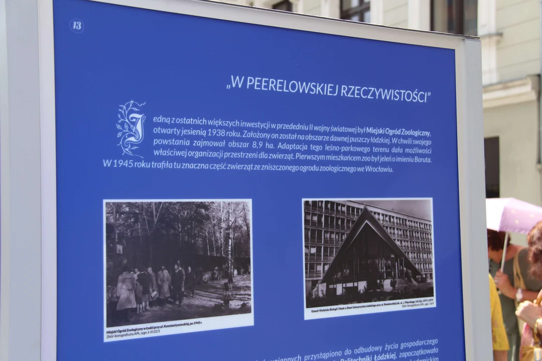 Niezwykłe wystawy o historii naszego miasta na ulicy Piotrkowskiej