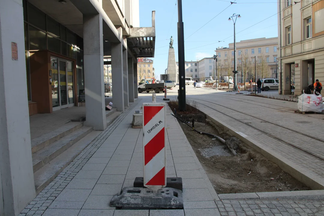 Tak wygląda plac Wolności w Łodzi na kilka dni przed oficjalnym otwarciem