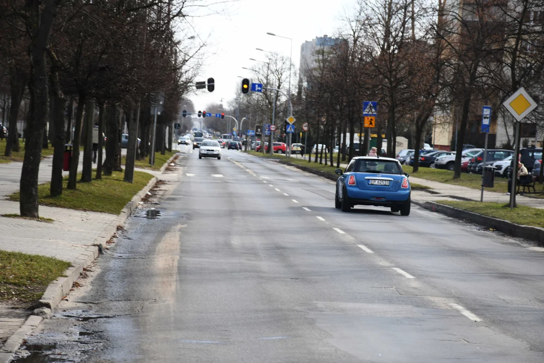 Remont ul. Słowackiego w Piotrkowie