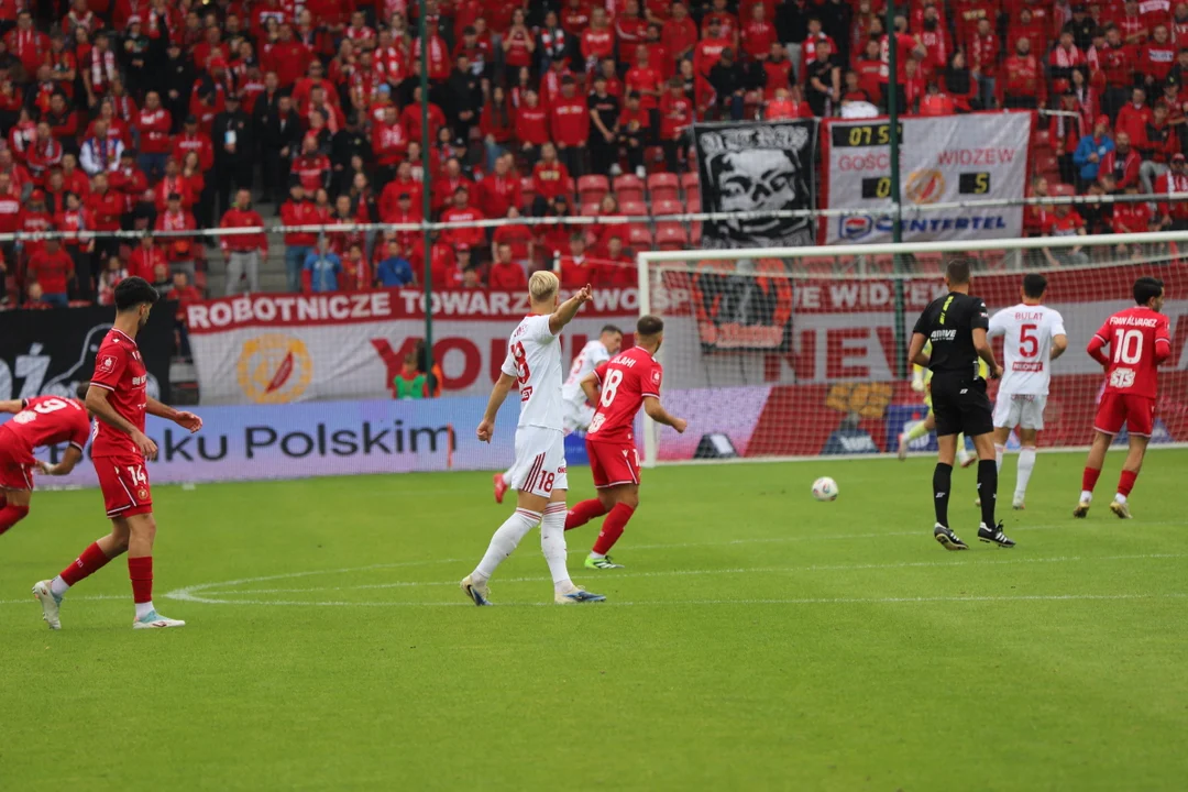 Mecz Widzew - Raków Częstochowa