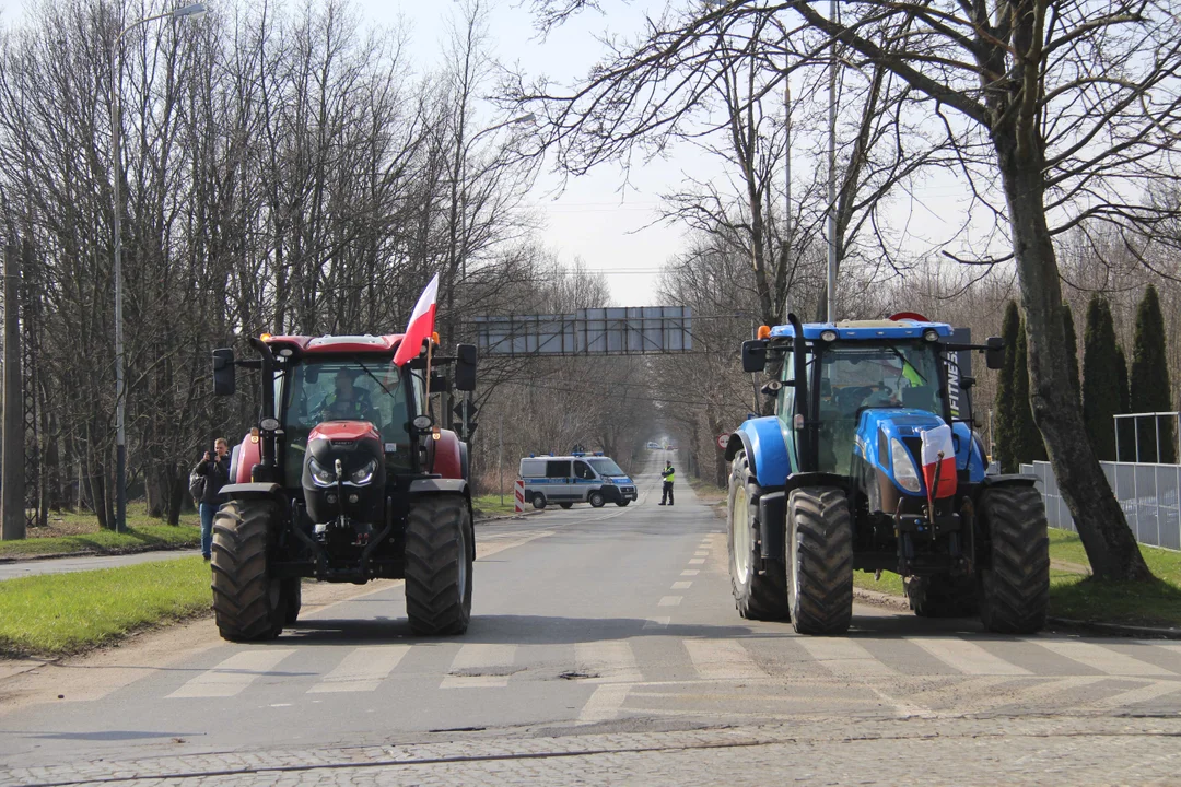 Protest rolników w Łódzkiem