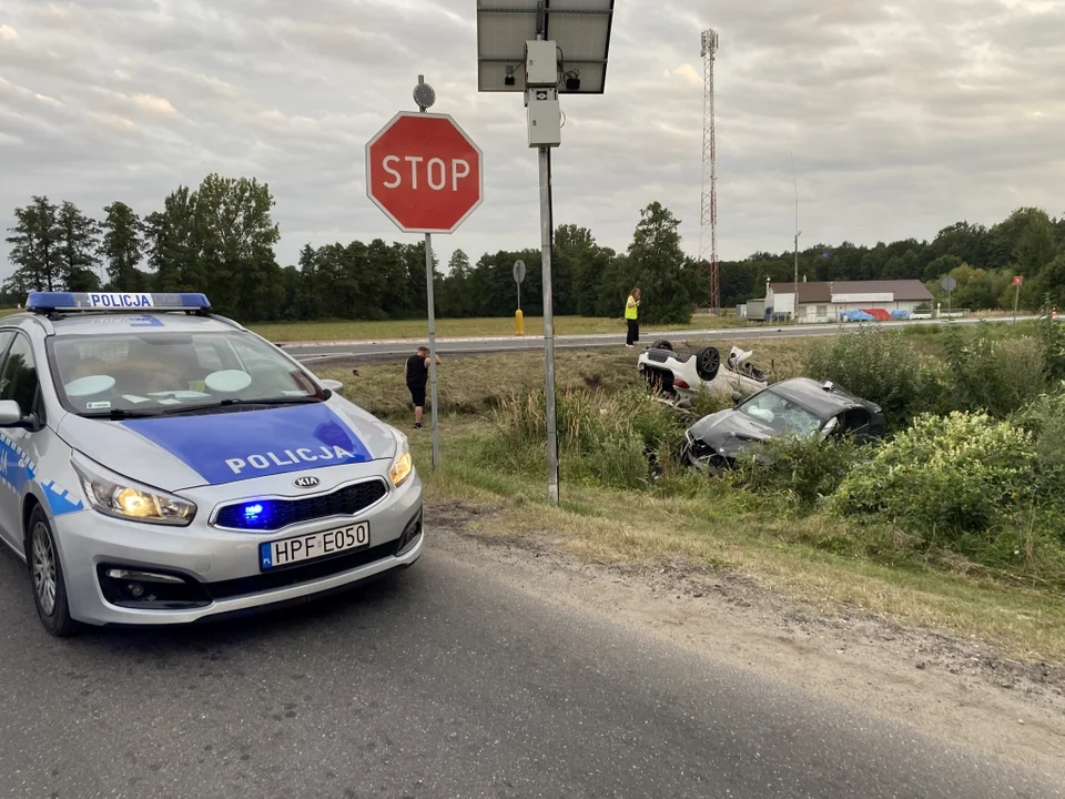 Wypadek gmina Szczerców