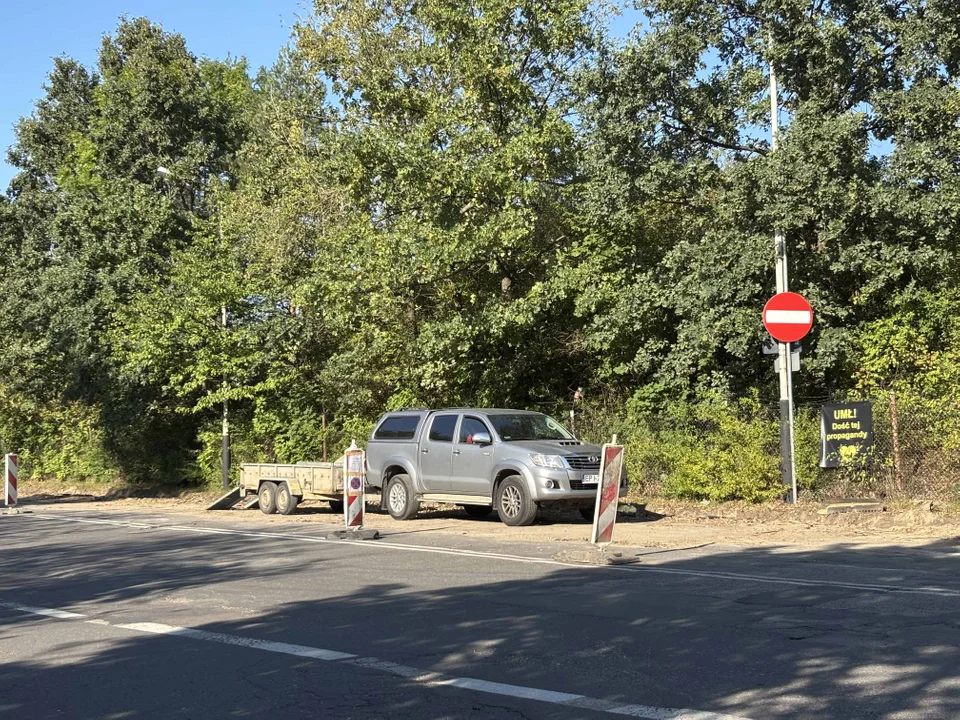 Tymczasowa organizacja ruchu na ul. Pankiewicza w Łodzi