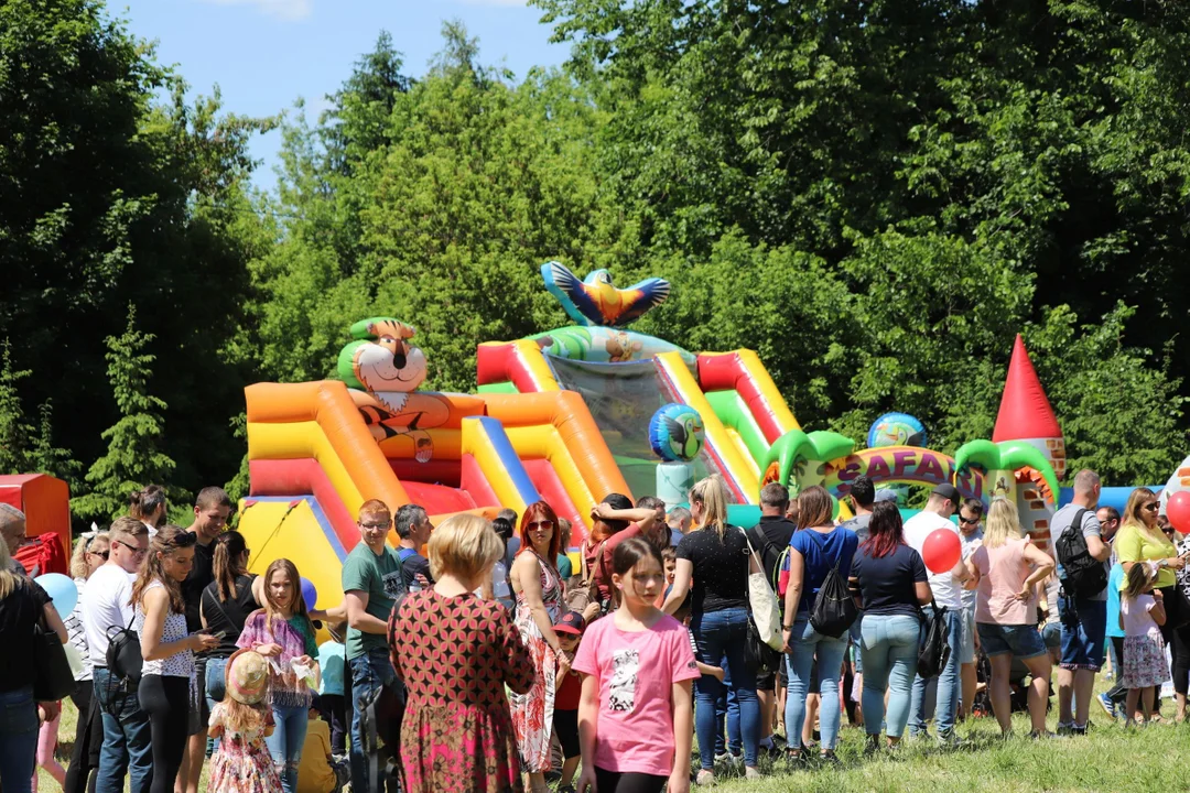 Piknik rodzinny z okazji dnia dziecka na Młynku w Łodzi