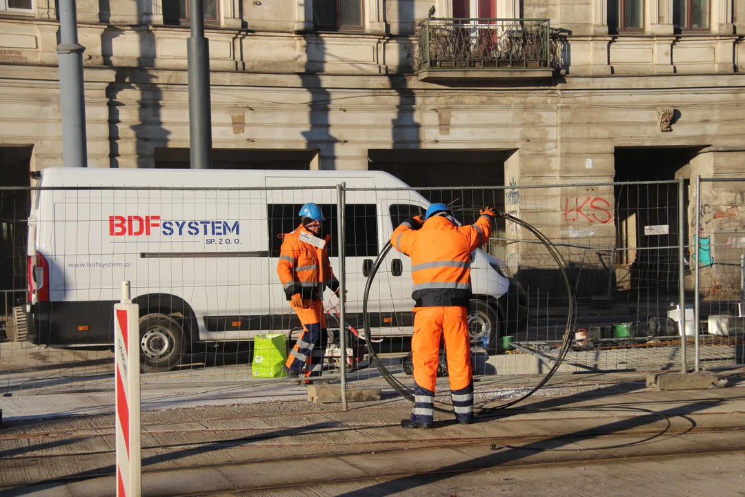 Utrudnienia dla podróżnych na Zachodniej w Łodzi